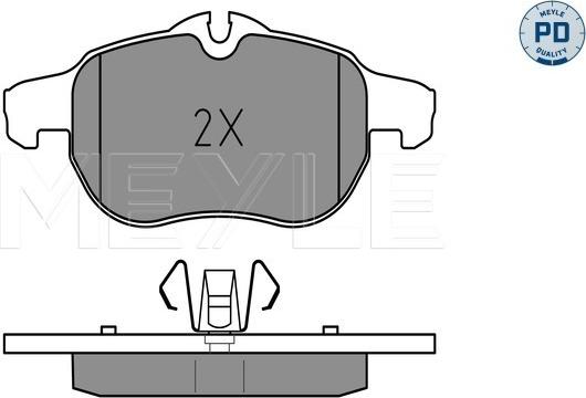 Meyle 025 234 0220/PD - Set placute frana,frana disc aaoparts.ro