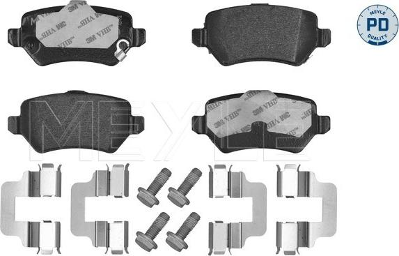 Meyle 025 234 1715/PD - Set placute frana,frana disc aaoparts.ro