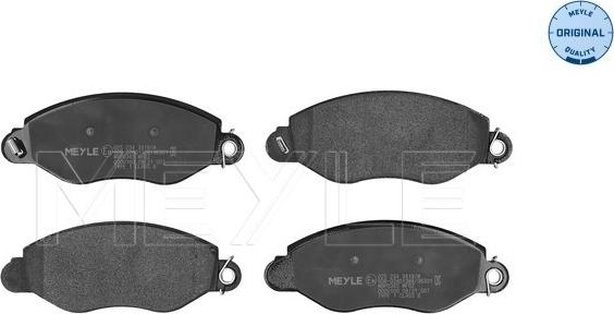 Meyle 025 234 3418/W - Set placute frana,frana disc aaoparts.ro