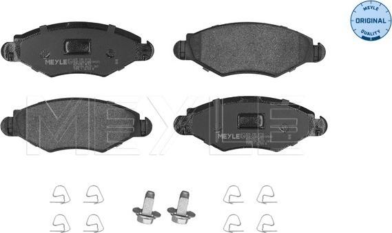 Meyle 025 235 9718 - Set placute frana,frana disc aaoparts.ro