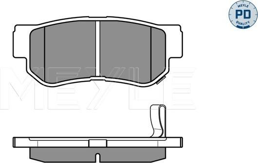 Meyle 025 235 4314/PD - Set placute frana,frana disc aaoparts.ro