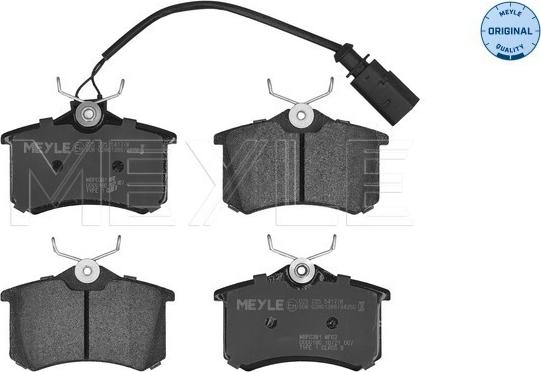 Meyle 025 235 5417/W - Set placute frana,frana disc aaoparts.ro