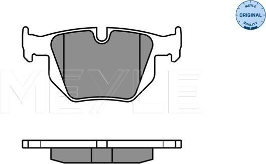 Meyle 025 235 5017 - Set placute frana,frana disc aaoparts.ro