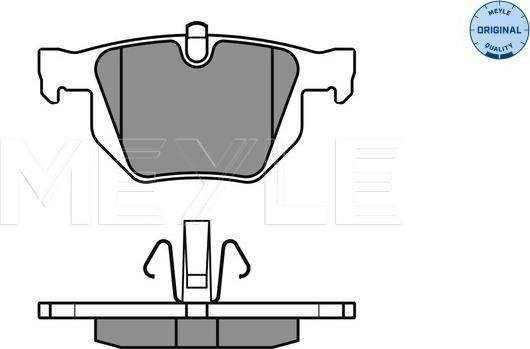 Meyle 025 235 5017 - Set placute frana,frana disc aaoparts.ro