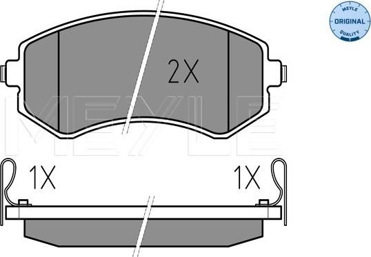 Meyle 025 235 0216/W - Set placute frana,frana disc aaoparts.ro