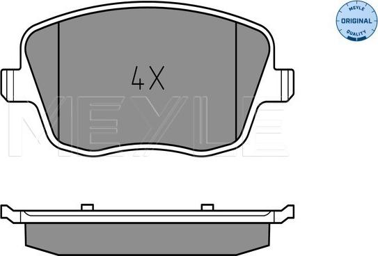 Meyle 025 235 8118 - Set placute frana,frana disc aaoparts.ro