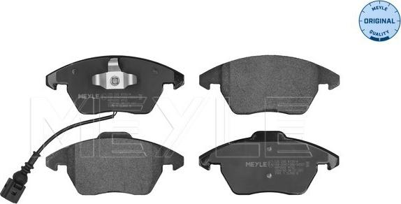 Meyle 025 235 8720/W - Set placute frana,frana disc aaoparts.ro