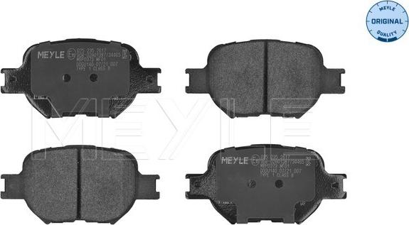 Meyle 025 235 2617 - Set placute frana,frana disc aaoparts.ro