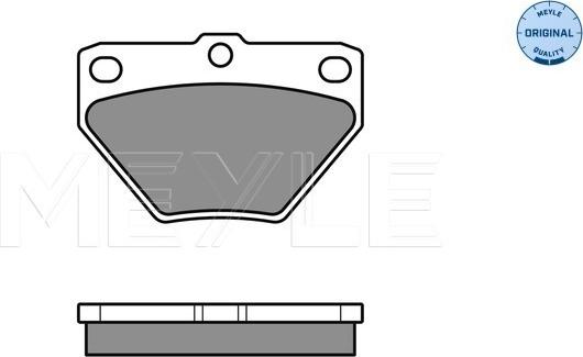 Meyle 025 235 2114/W - Set placute frana,frana disc aaoparts.ro