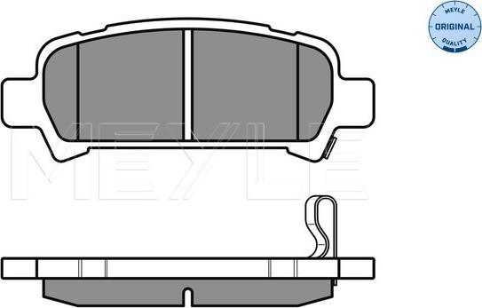 Meyle 025 235 7214/W - Set placute frana,frana disc aaoparts.ro