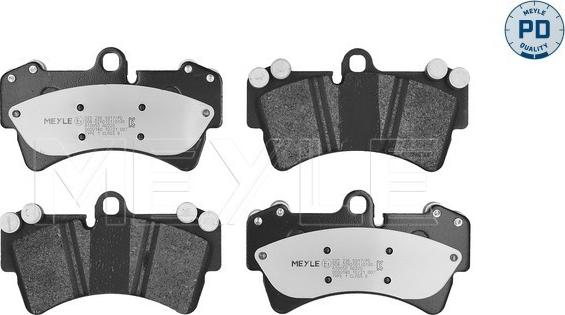 Meyle 025 236 9317/PD - Set placute frana,frana disc aaoparts.ro