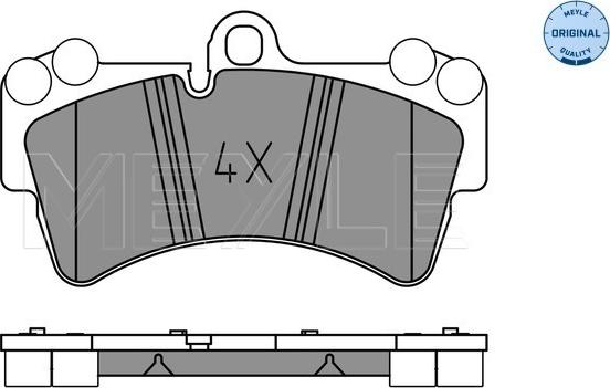 Meyle 025 236 9317 - Set placute frana,frana disc aaoparts.ro