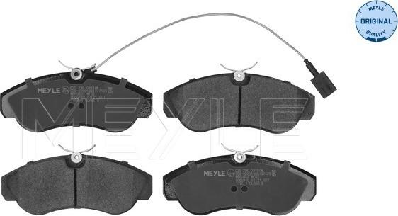 Meyle 025 236 0319/W - Set placute frana,frana disc aaoparts.ro