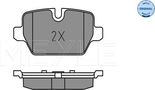 Meyle 025 236 2316 - Set placute frana,frana disc aaoparts.ro