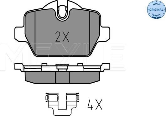 Meyle 025 236 2316 - Set placute frana,frana disc aaoparts.ro