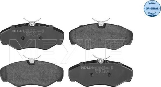 Meyle 025 230 9918 - Set placute frana,frana disc aaoparts.ro