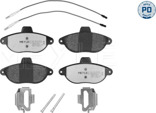 Meyle 025 230 4218/PD - Set placute frana,frana disc aaoparts.ro