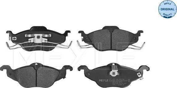 Meyle 025 230 6317/W - Set placute frana,frana disc aaoparts.ro