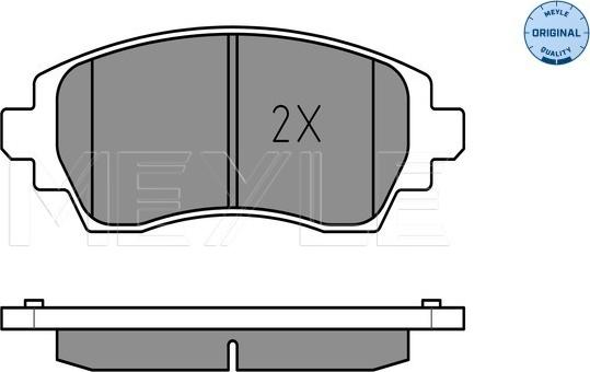 Meyle 025 230 8818/W - Set placute frana,frana disc aaoparts.ro