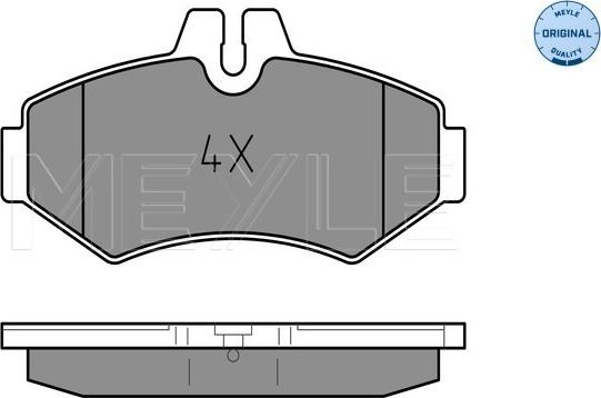 Meyle 025 230 2118 - Set placute frana,frana disc aaoparts.ro