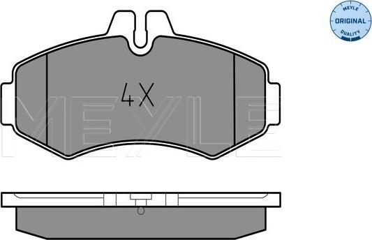 Meyle 025 230 2220 - Set placute frana,frana disc aaoparts.ro