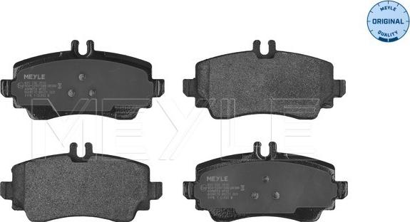 Meyle 025 230 7016 - Set placute frana,frana disc aaoparts.ro