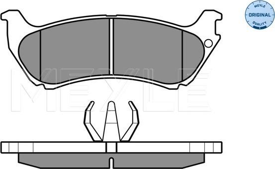 Meyle 025 231 9017/W - Set placute frana,frana disc aaoparts.ro