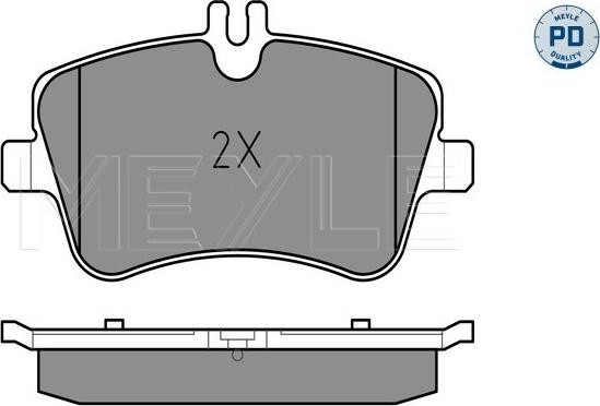 Meyle 025 231 4419/PD - Set placute frana,frana disc aaoparts.ro