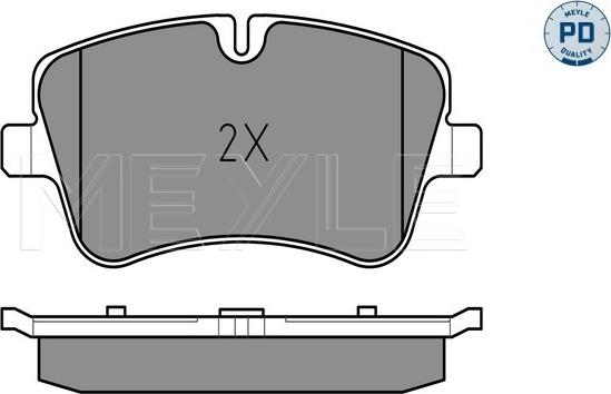 Meyle 025 231 4419/PD - Set placute frana,frana disc aaoparts.ro