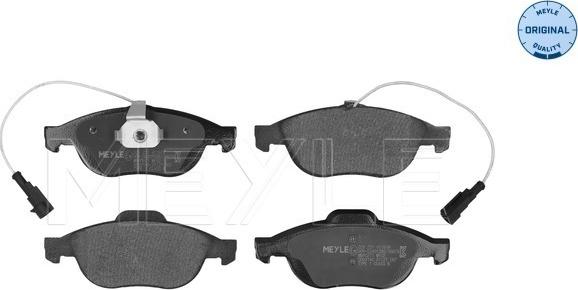 Meyle 025 231 4119/W - Set placute frana,frana disc aaoparts.ro