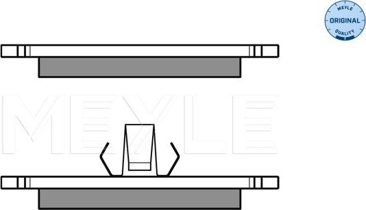 Meyle 025 231 0315 - Set placute frana,frana disc aaoparts.ro