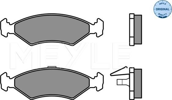 Meyle 025 231 0315 - Set placute frana,frana disc aaoparts.ro