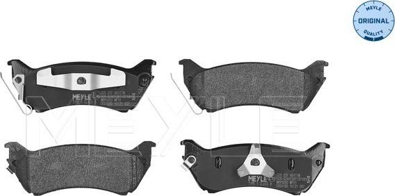 Meyle 025 231 8917/W - Set placute frana,frana disc aaoparts.ro