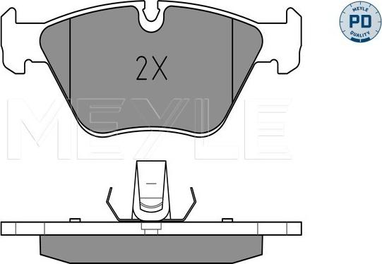 Meyle 025 231 8320/PD - Set placute frana,frana disc aaoparts.ro