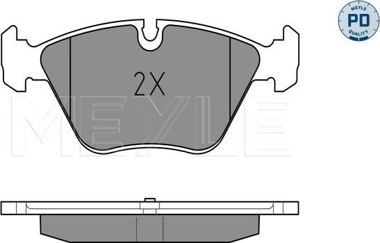 Meyle 025 231 8320/PD - Set placute frana,frana disc aaoparts.ro