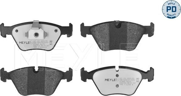 Meyle 025 231 8320/PD - Set placute frana,frana disc aaoparts.ro