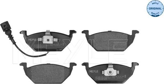 Meyle 025 231 3119/W - Set placute frana,frana disc aaoparts.ro