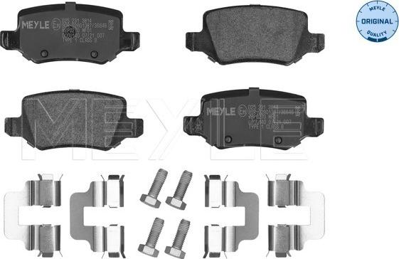 Meyle 025 231 3814 - Set placute frana,frana disc aaoparts.ro