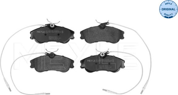 Meyle 025 231 2419/W - Set placute frana,frana disc aaoparts.ro