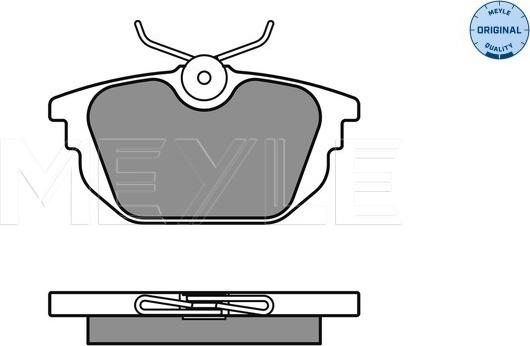 Meyle 025 231 7714 - Set placute frana,frana disc aaoparts.ro