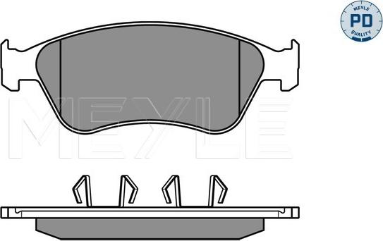 Meyle 025 238 9620/PD - Set placute frana,frana disc aaoparts.ro