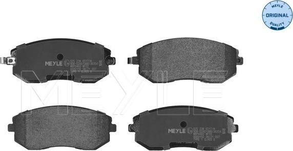 Meyle 025 238 6517/W - Set placute frana,frana disc aaoparts.ro