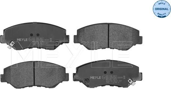 Meyle 025 238 6817 - Set placute frana,frana disc aaoparts.ro