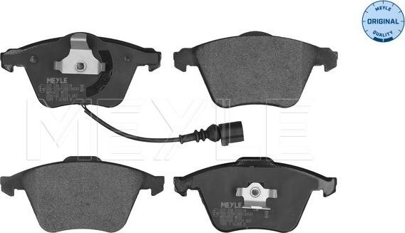 Meyle 025 238 0120/W - Set placute frana,frana disc aaoparts.ro