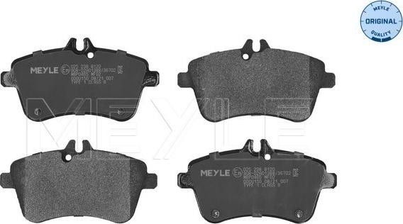 Meyle 025 238 8120 - Set placute frana,frana disc aaoparts.ro