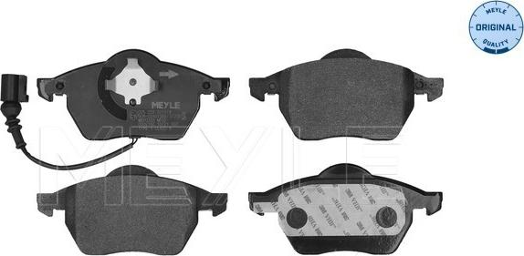 Meyle 025 233 9219/W - Set placute frana,frana disc aaoparts.ro