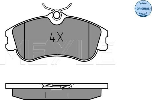 Meyle 025 233 4619 - Set placute frana,frana disc aaoparts.ro