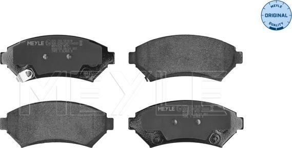 Meyle 025 233 5818/W - Set placute frana,frana disc aaoparts.ro