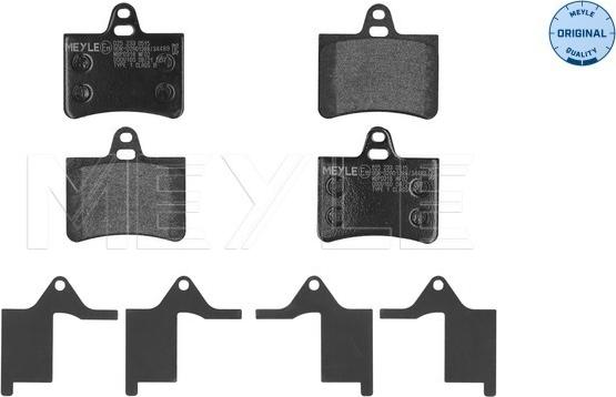 Meyle 025 233 0515 - Set placute frana,frana disc aaoparts.ro