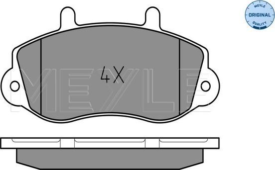 Meyle 025 233 0218 - Set placute frana,frana disc aaoparts.ro